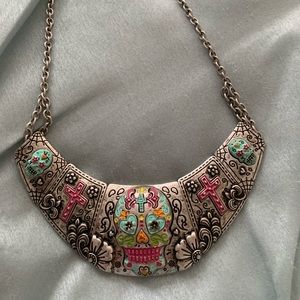 Colorful Skull Necklace